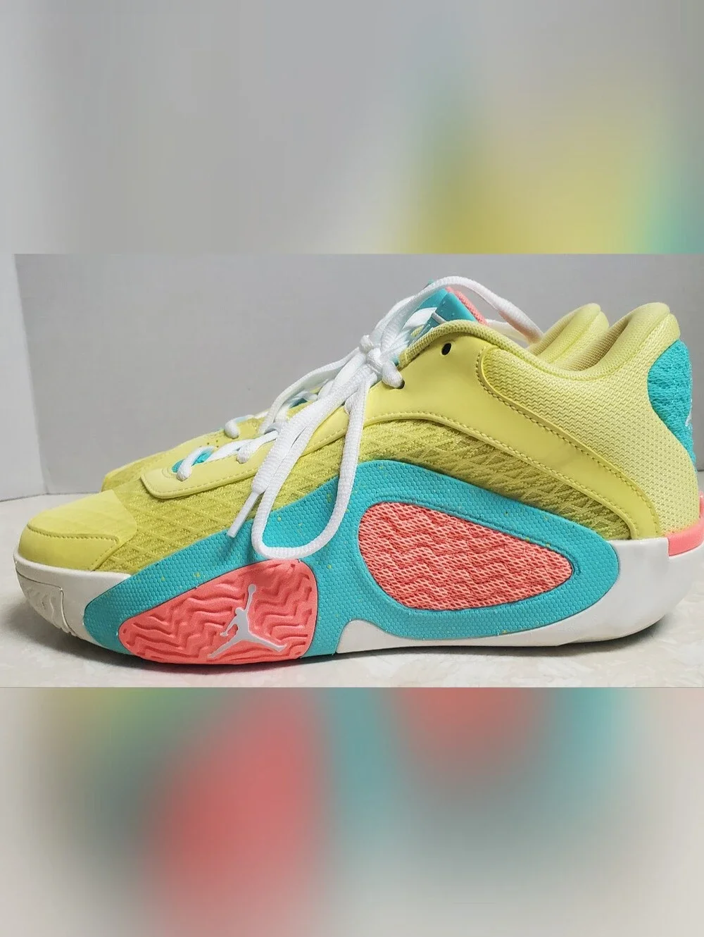Mens Jordon Tatum 2 Lemonade Basketball Shoe